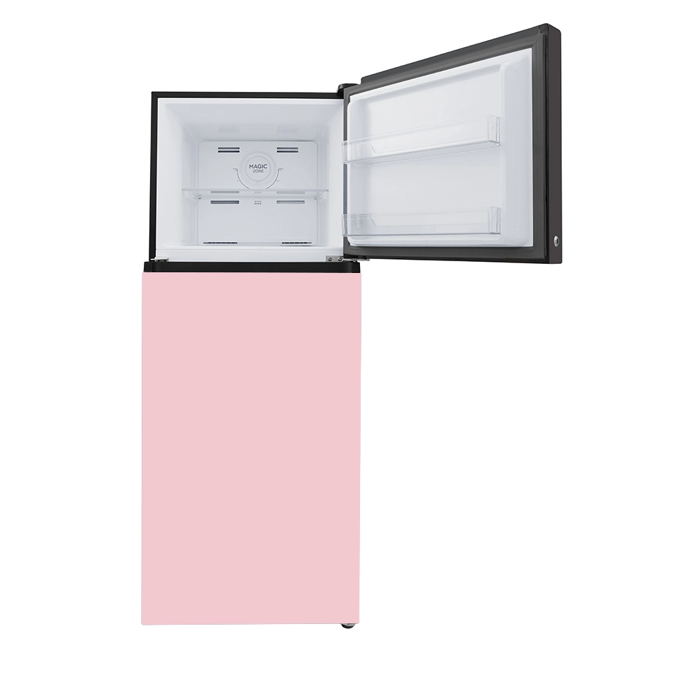 Haier Vogue Series  328L Rose Blue Glass   Finish,10 in 1 Convertible Modes  Top Mount Frost Free Refrigerator HRF-3783RBG-P